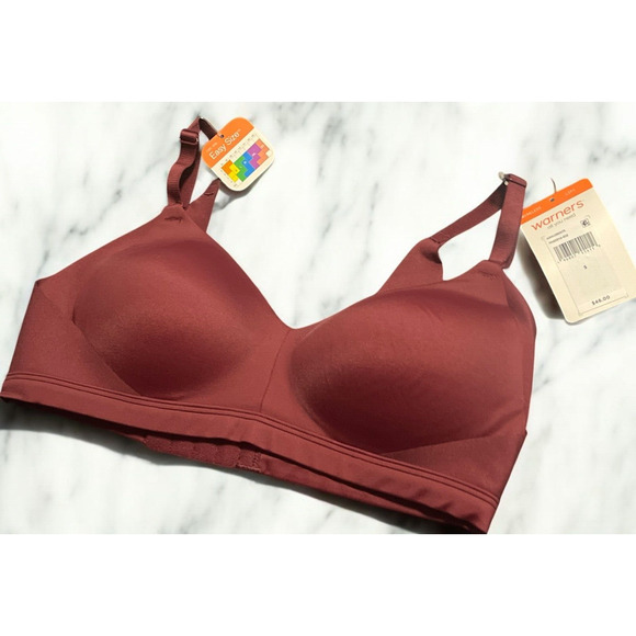 Warner's Wireless Lift T-Shirt Bra Pinot Noir(Size Large)RN2231A No Side Effects